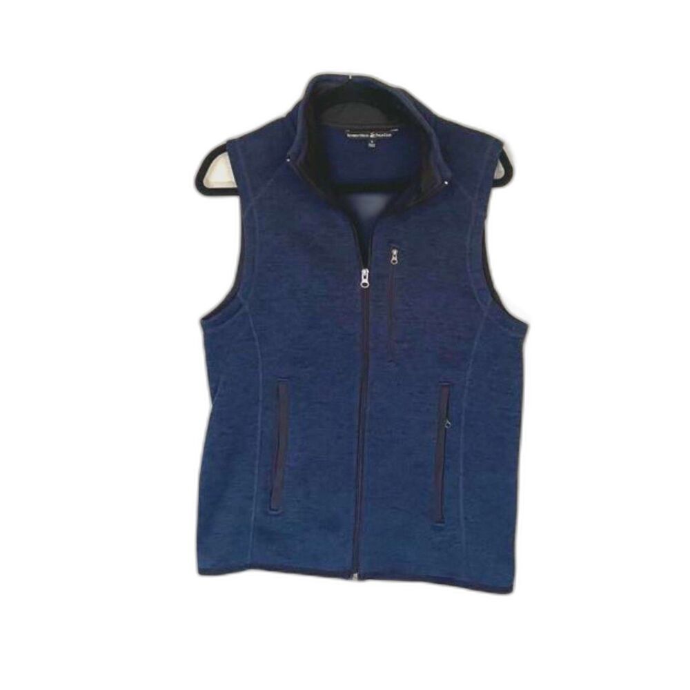 Beverly Hills Polo Club Blue Vest Size S Workwear